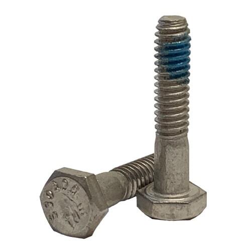 HCS14112SNPA 1/4"-20 X 1-1/2" Hex Cap Screw, Coarse, w/Nylon Patch, 18-8 Stainless